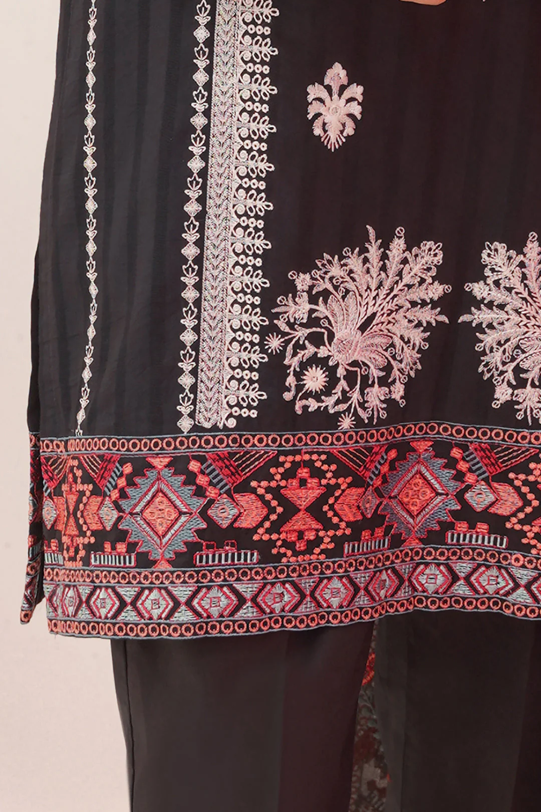 Embroidered Shirt Shalwar Dupatta - 0360 - Image 3