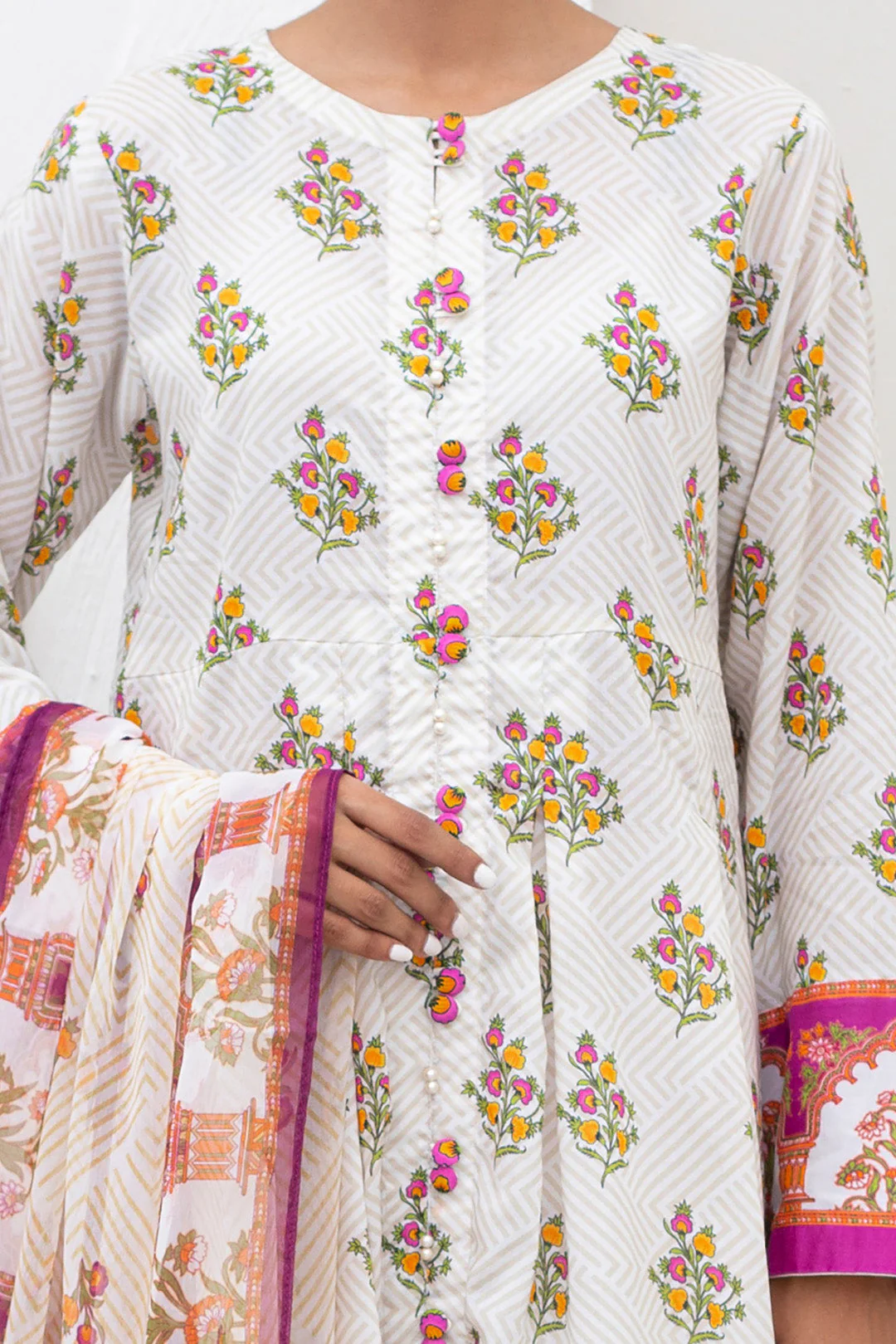 Shirt Shalwar Dupatta - 0400 - Image 4
