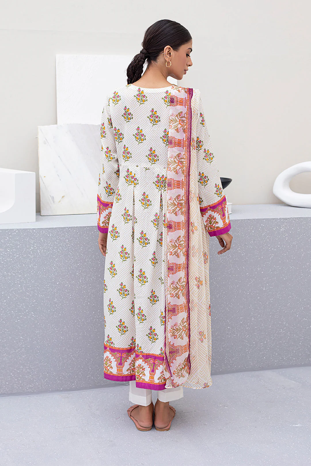 Shirt Shalwar Dupatta - 0400 - Image 5