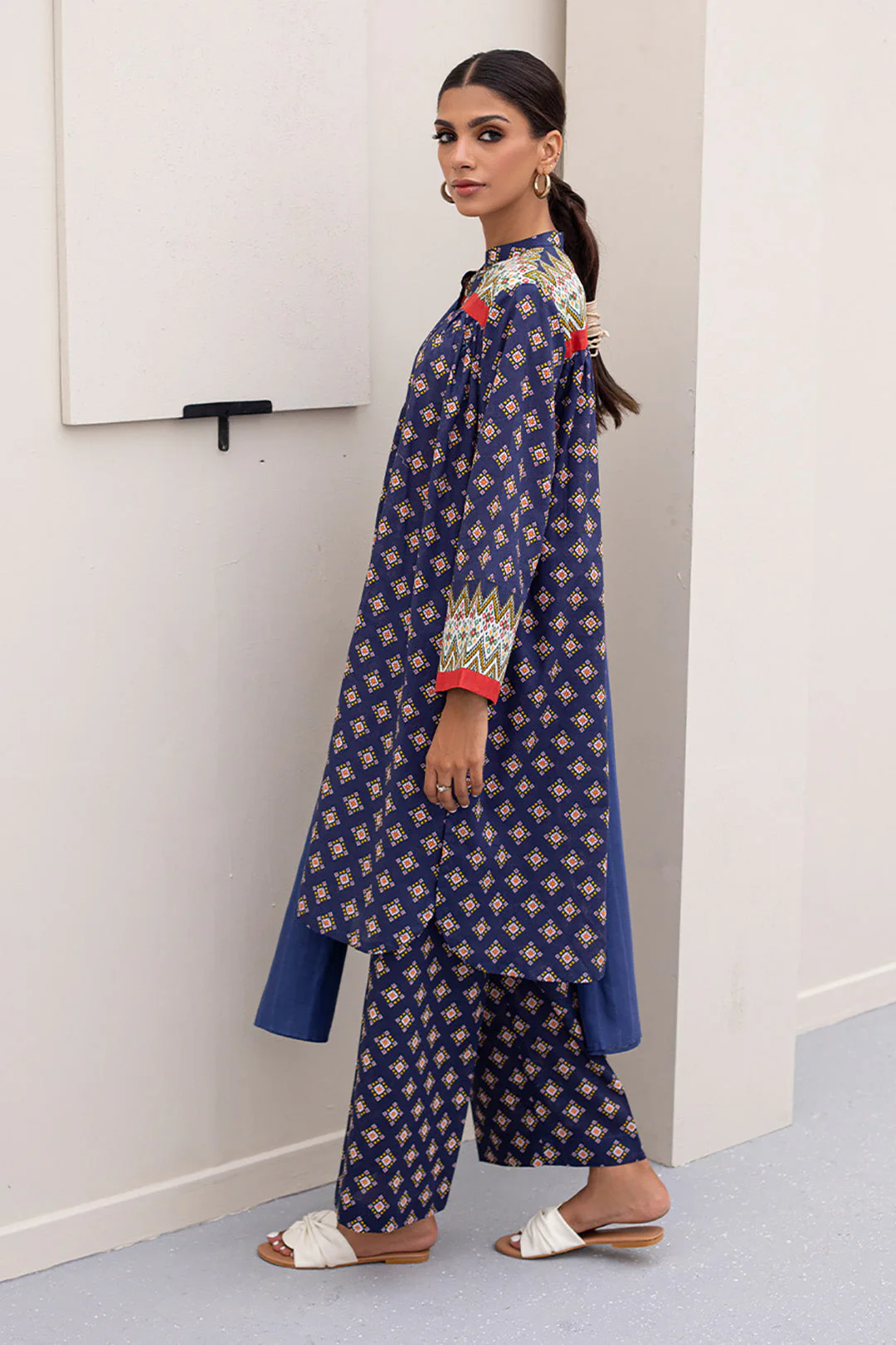 Embroidered Shirt Shalwar Dupatta - 0428 - Image 3