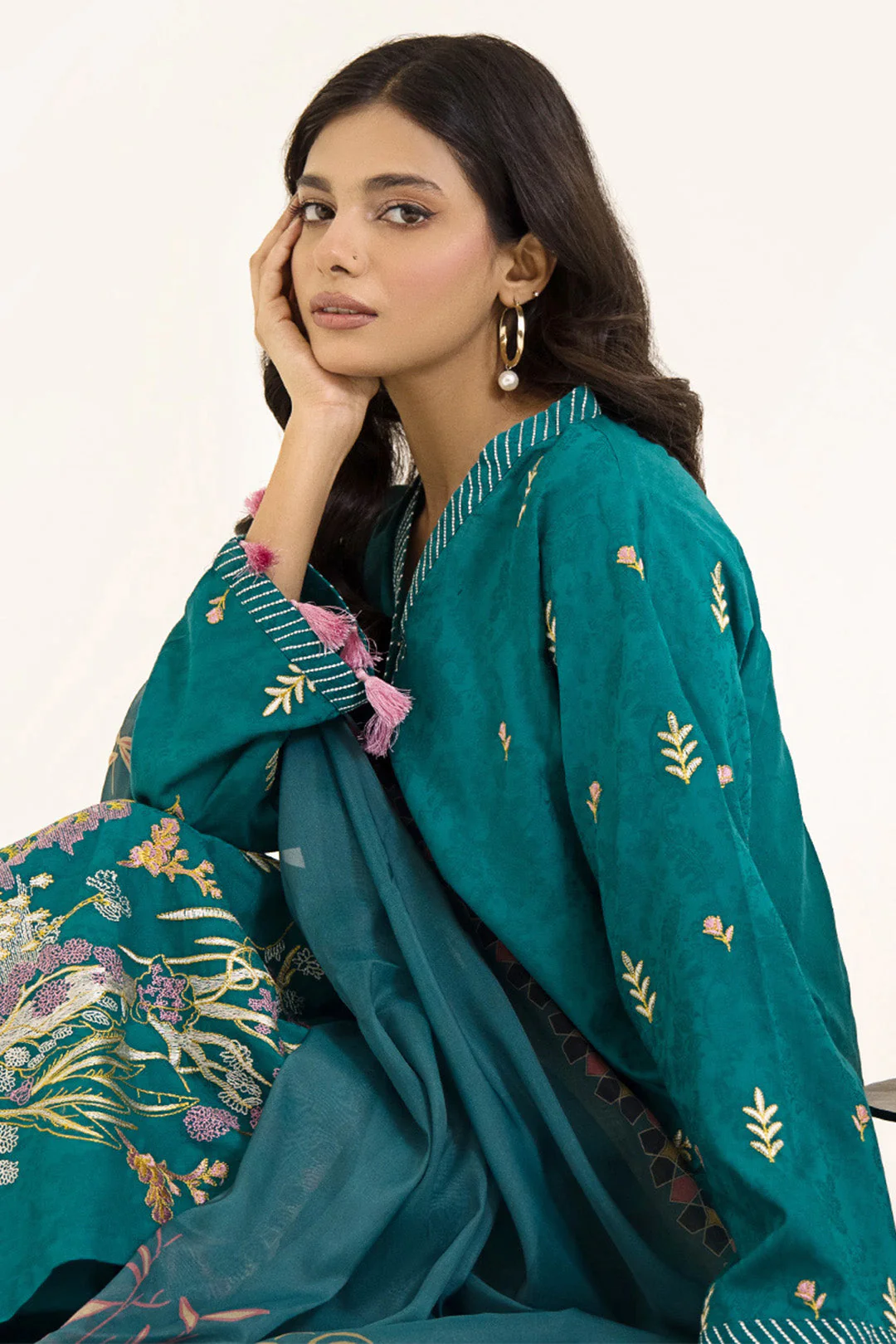 Embroidered Shirt Shalwar Dupatta - 0433