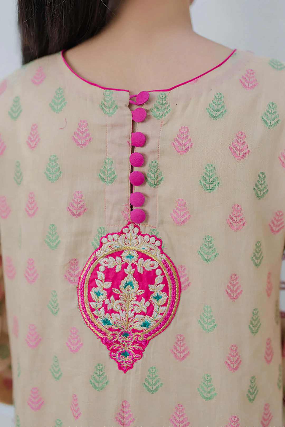 Embroidered Shirt Shalwar Dupatta - 0439 - Image 3