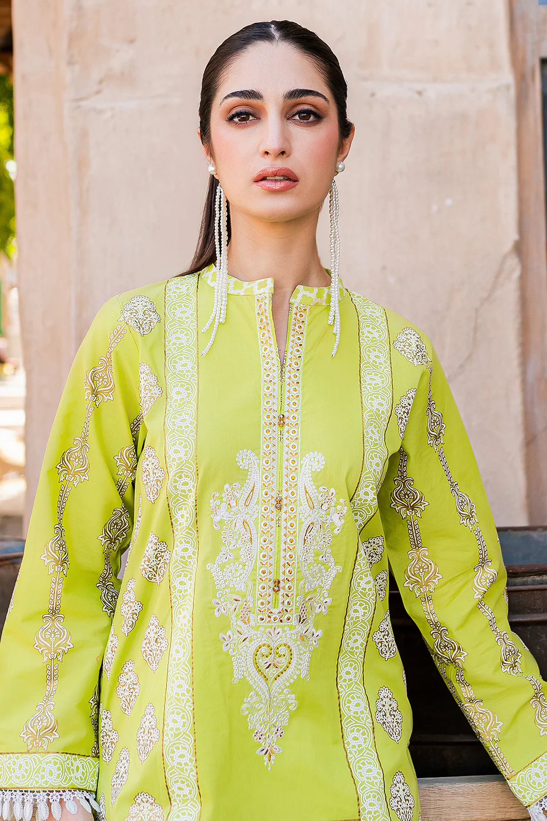 Embroidered Shirt Shalwar Dupatta - 0565