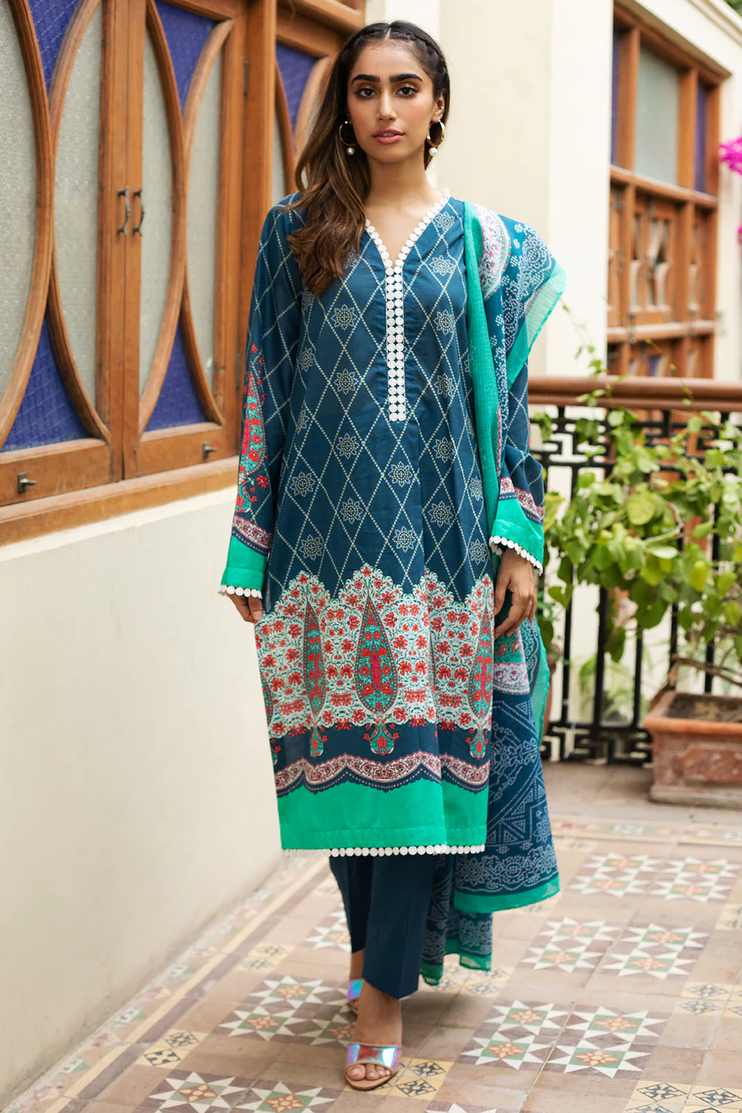 Shirt Shalwar Dupatta - 0581 - Image 4
