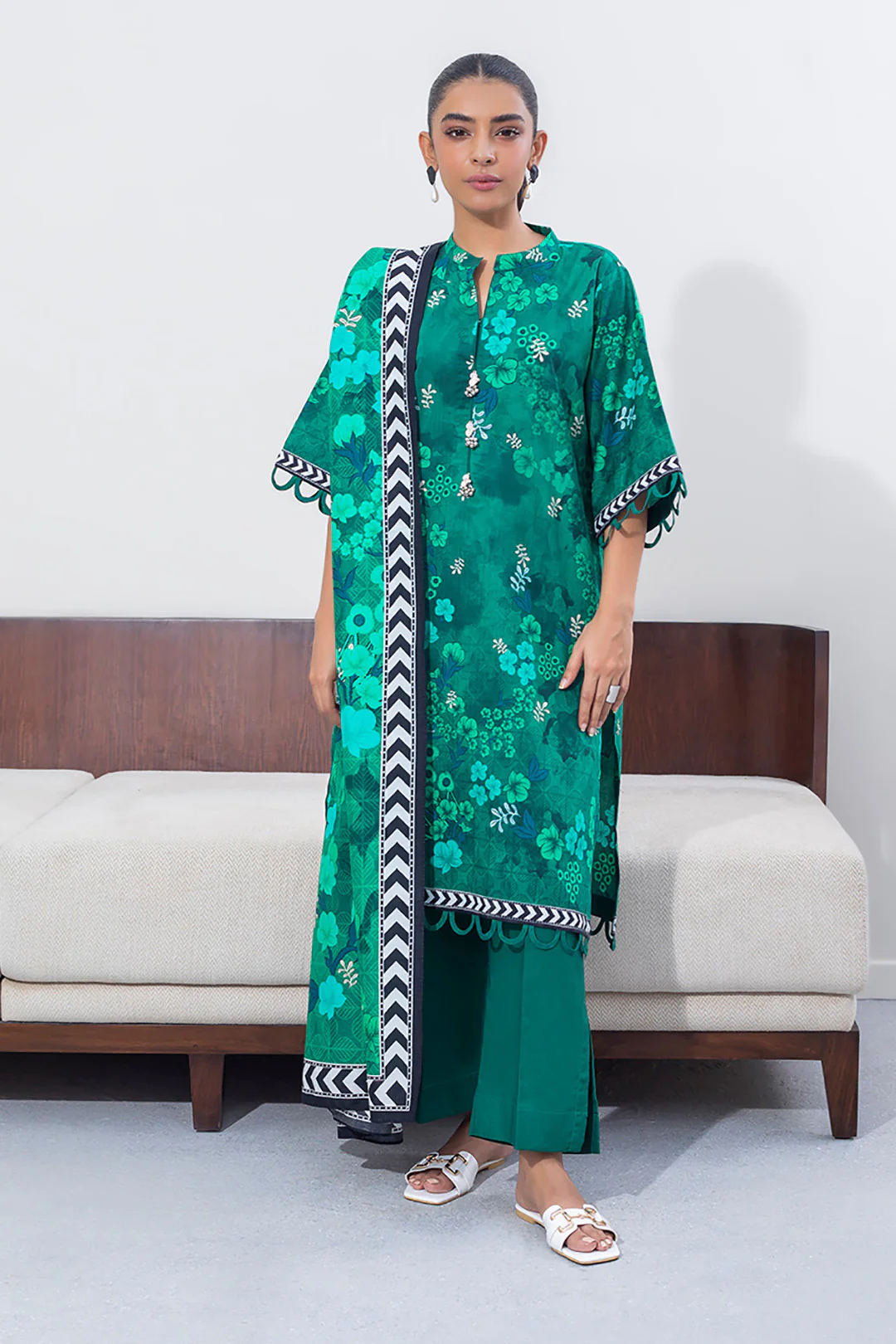 Shirt Shalwar Dupatta - 0632 - Image 3