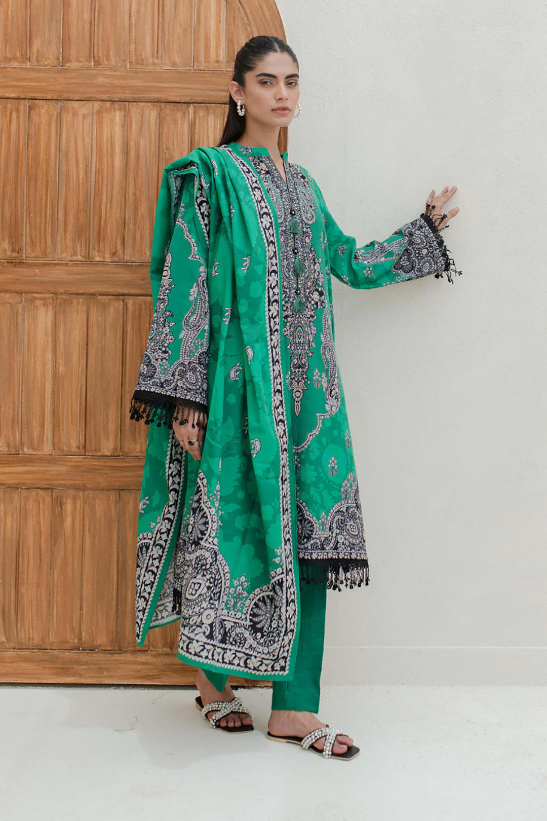 Shirt Shalwar Dupatta - 0672 - Image 3