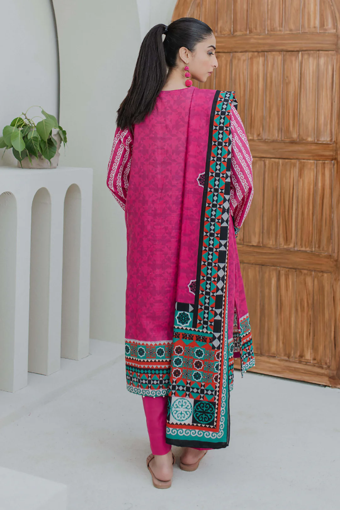 Shirt Shalwar Dupatta - 0673 - Image 5