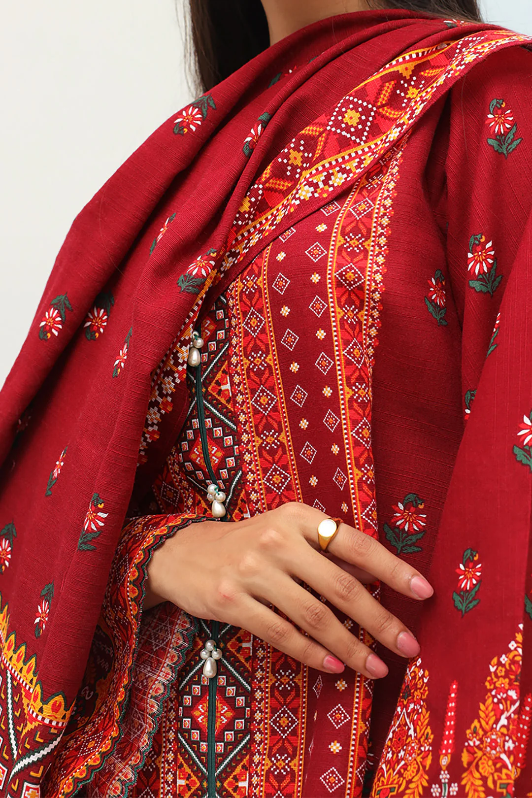 Shirt Shalwar Dupatta - 0730 - Image 4