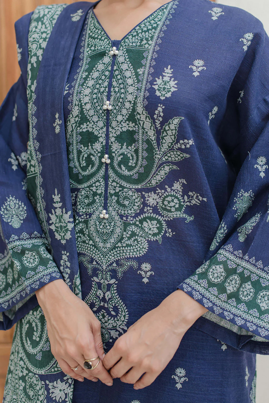 Shirt Shalwar Dupatta - 0734 - Image 3