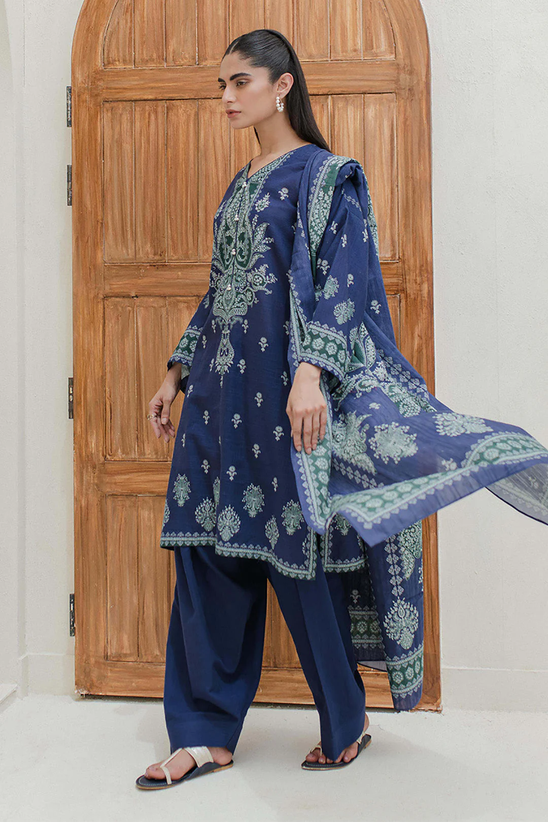 Shirt Shalwar Dupatta - 0734 - Image 4