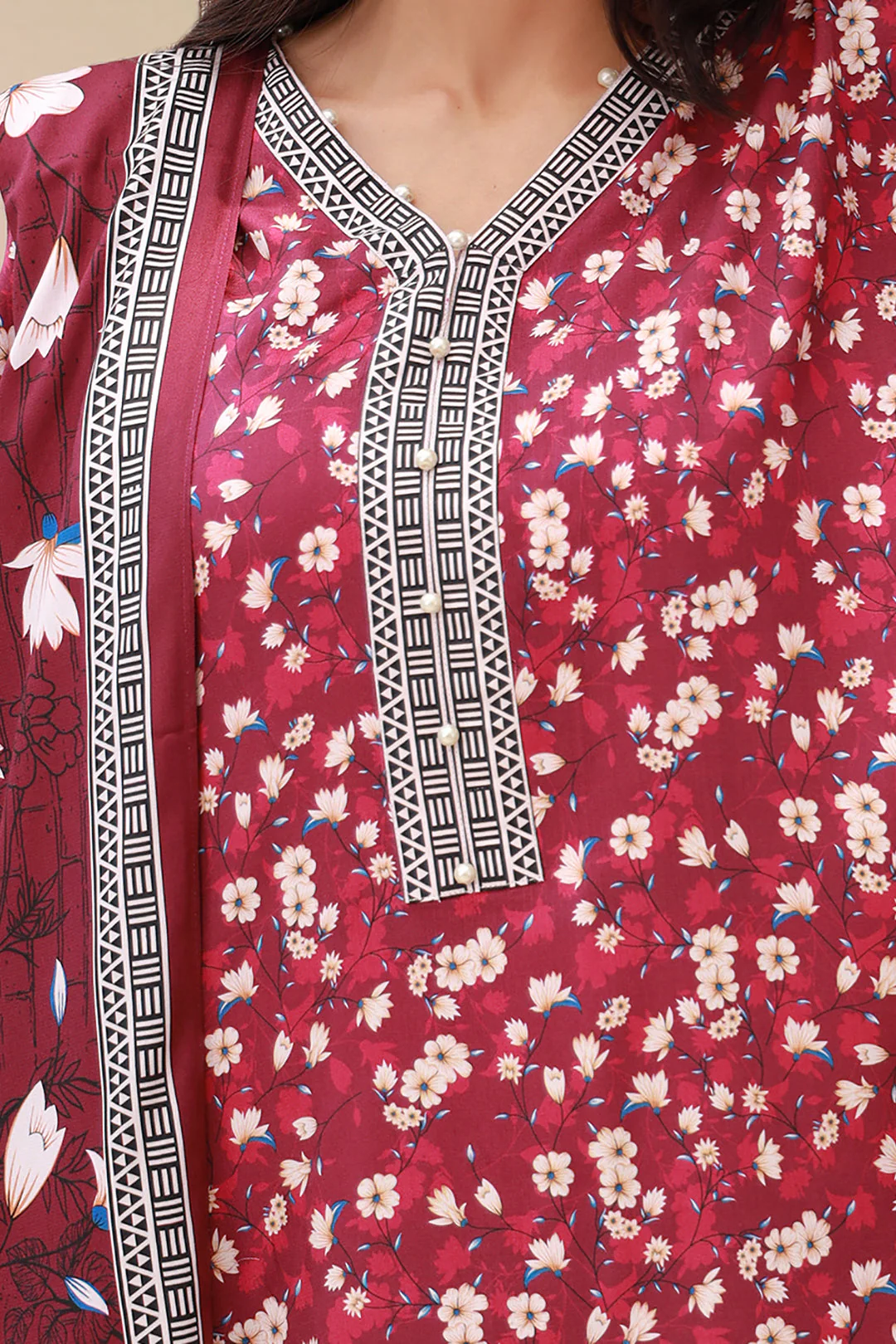 Shirt Shalwar Dupatta - 0745 - Image 4