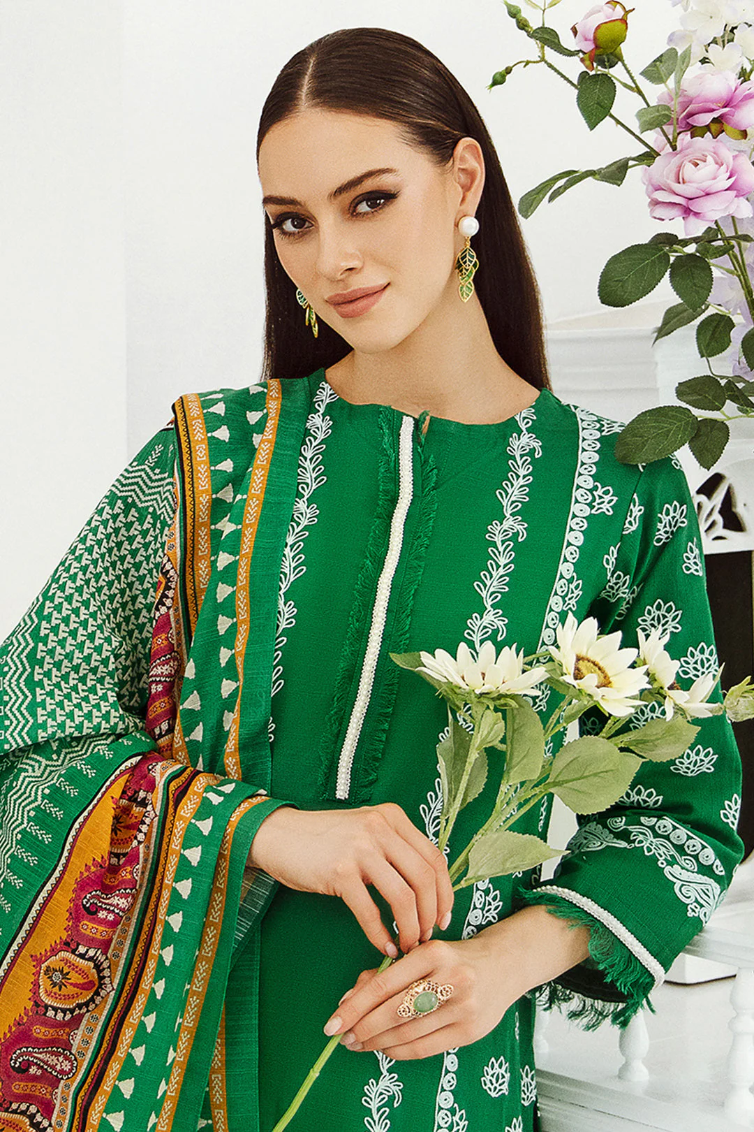 Shirt Shalwar Dupatta - 0754 - Image 2