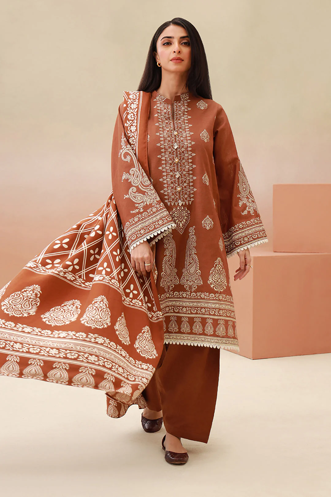 Shirt Shalwar Dupatta - 0757 - Image 3