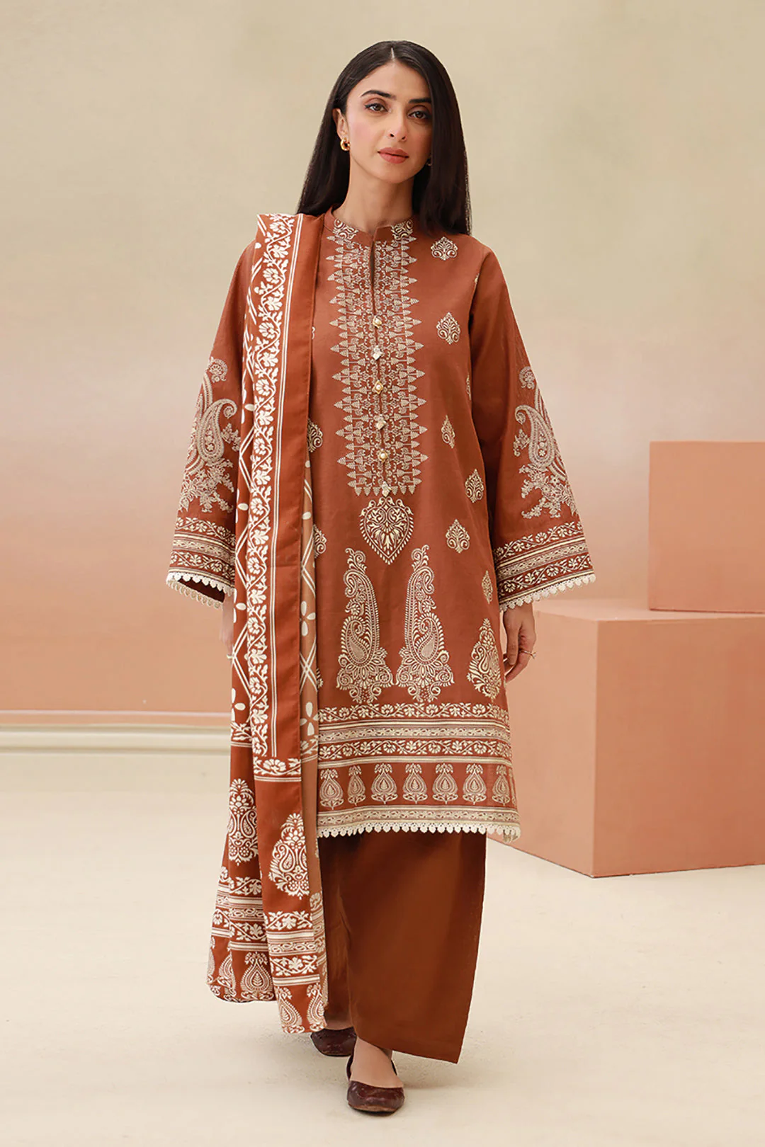 Shirt Shalwar Dupatta - 0757 - Image 4