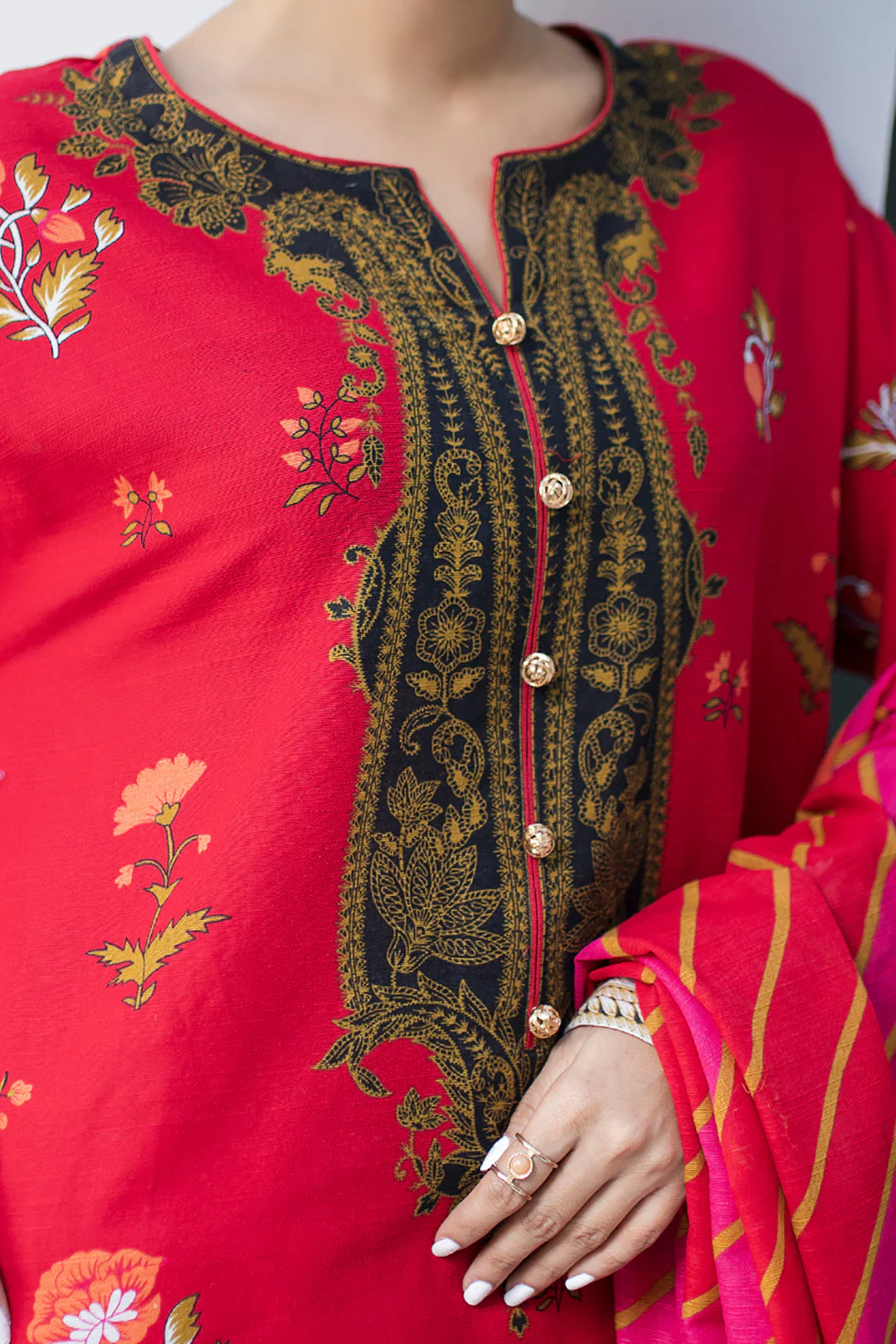 Shirt Shalwar Dupatta - 0802 - Image 4