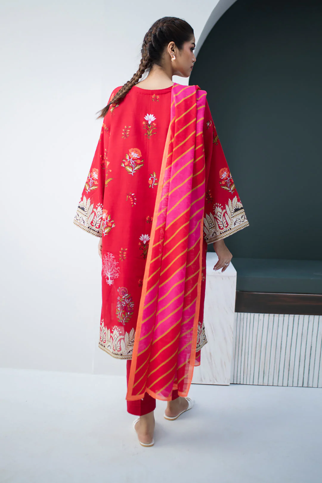 Shirt Shalwar Dupatta - 0802 - Image 5