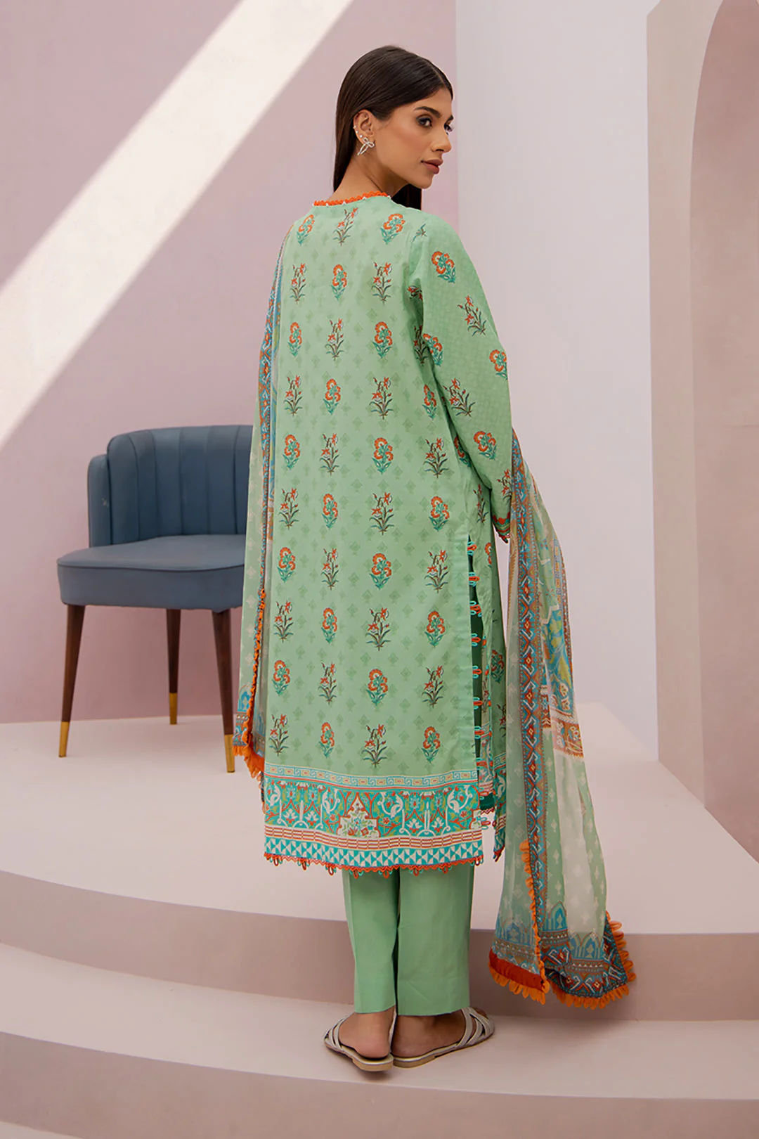 Shirt Shalwar Dupatta - 0874 - Image 5