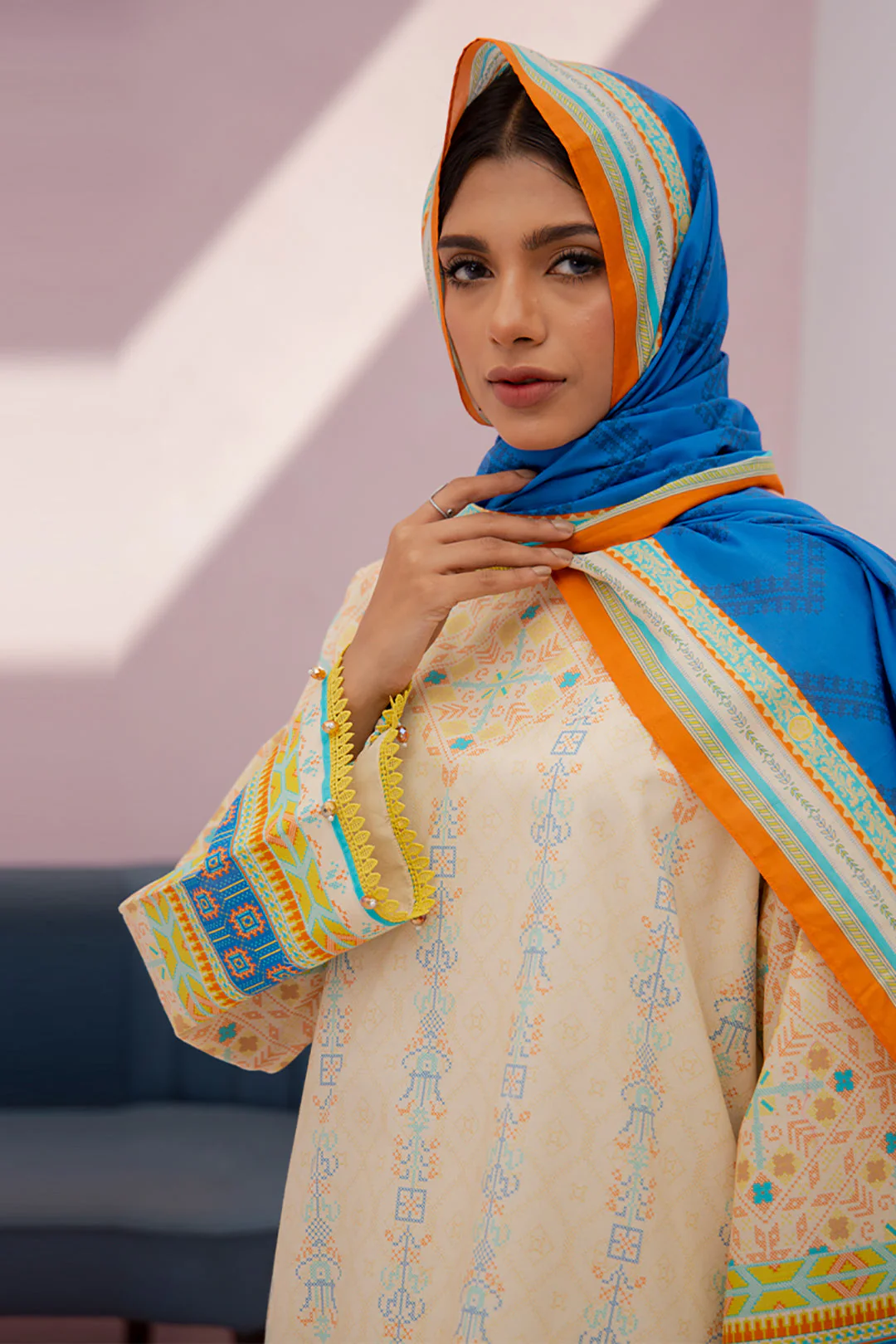Shirt Shalwar Dupatta - 0879 - Image 3