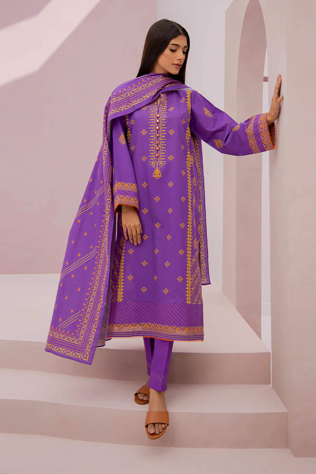 Shirt Shalwar Dupatta - 0884 - Image 3