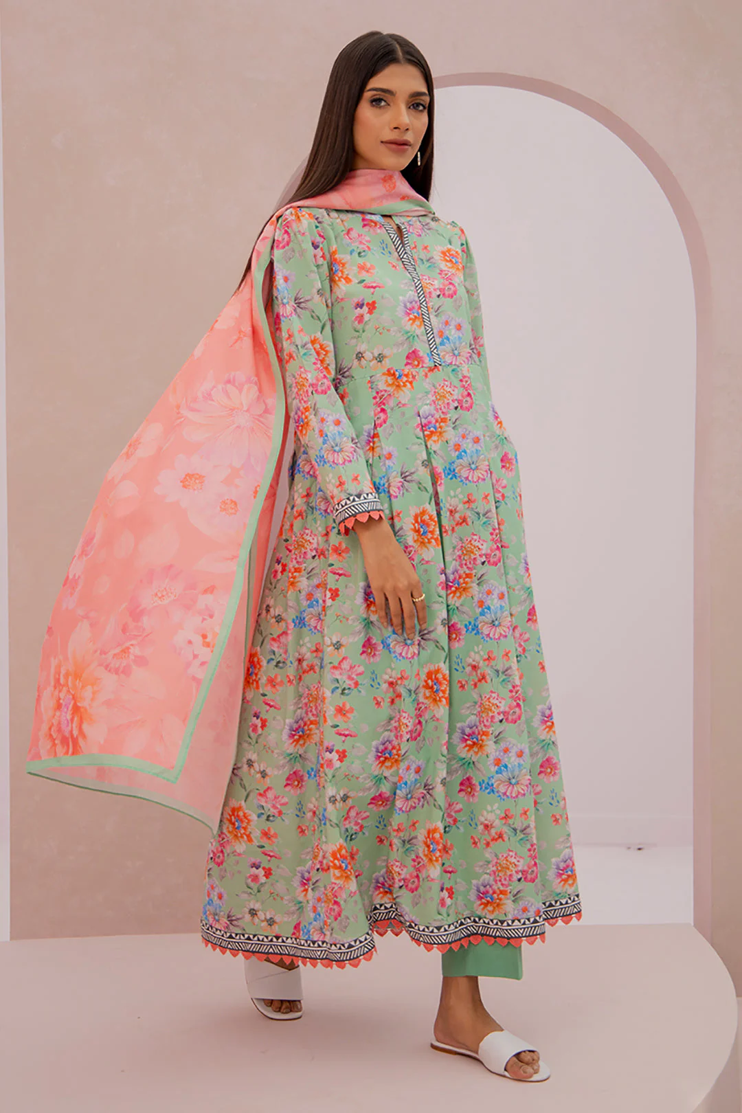 Shirt Shalwar Dupatta - 0885 - Image 3