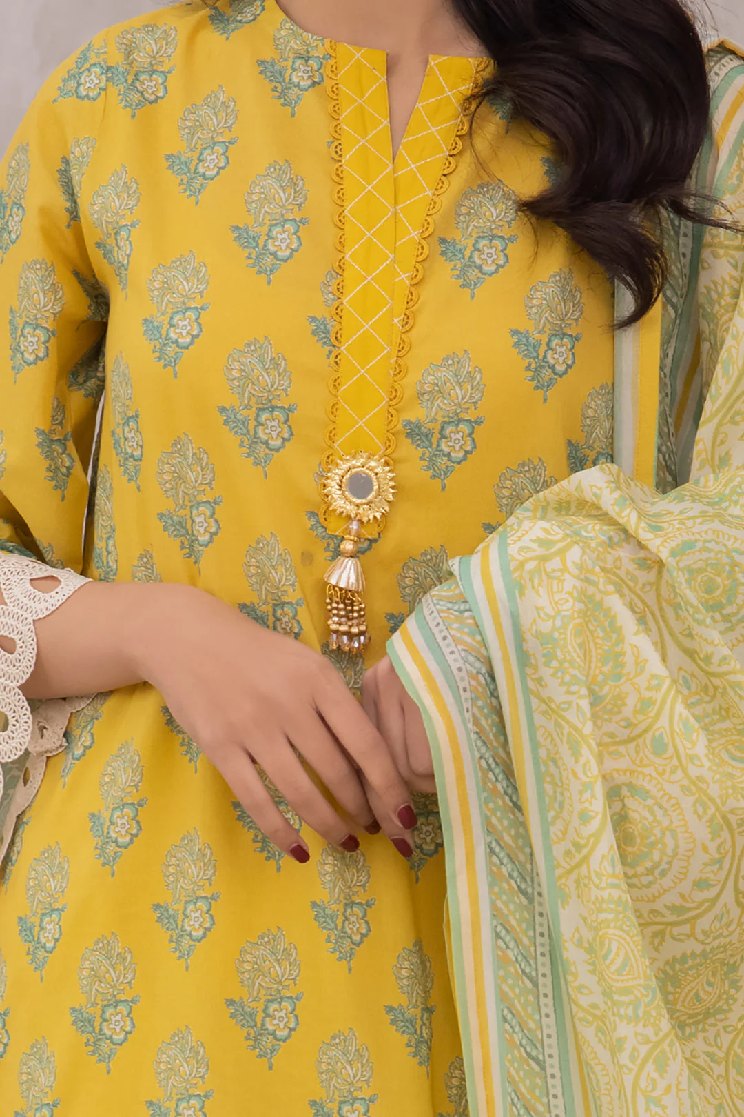 Shirt Shalwar Dupatta - 1075 - Image 4