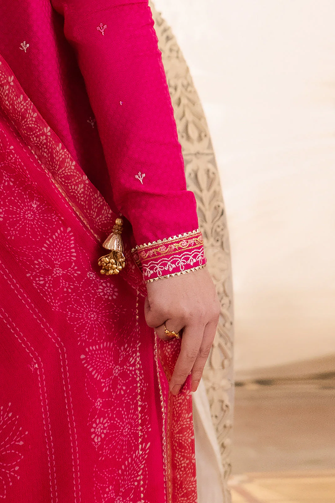 Embroidered Shirt Shalwar Dupatta - 1118 - Image 3