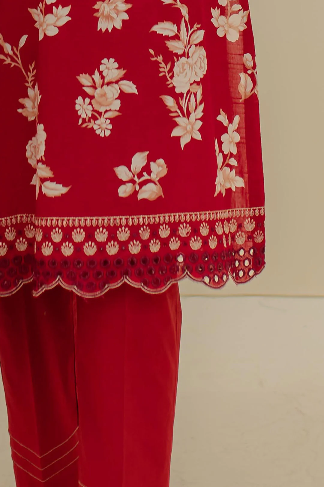 Embroidered Shirt Shalwar Dupatta - 1250 - Image 3