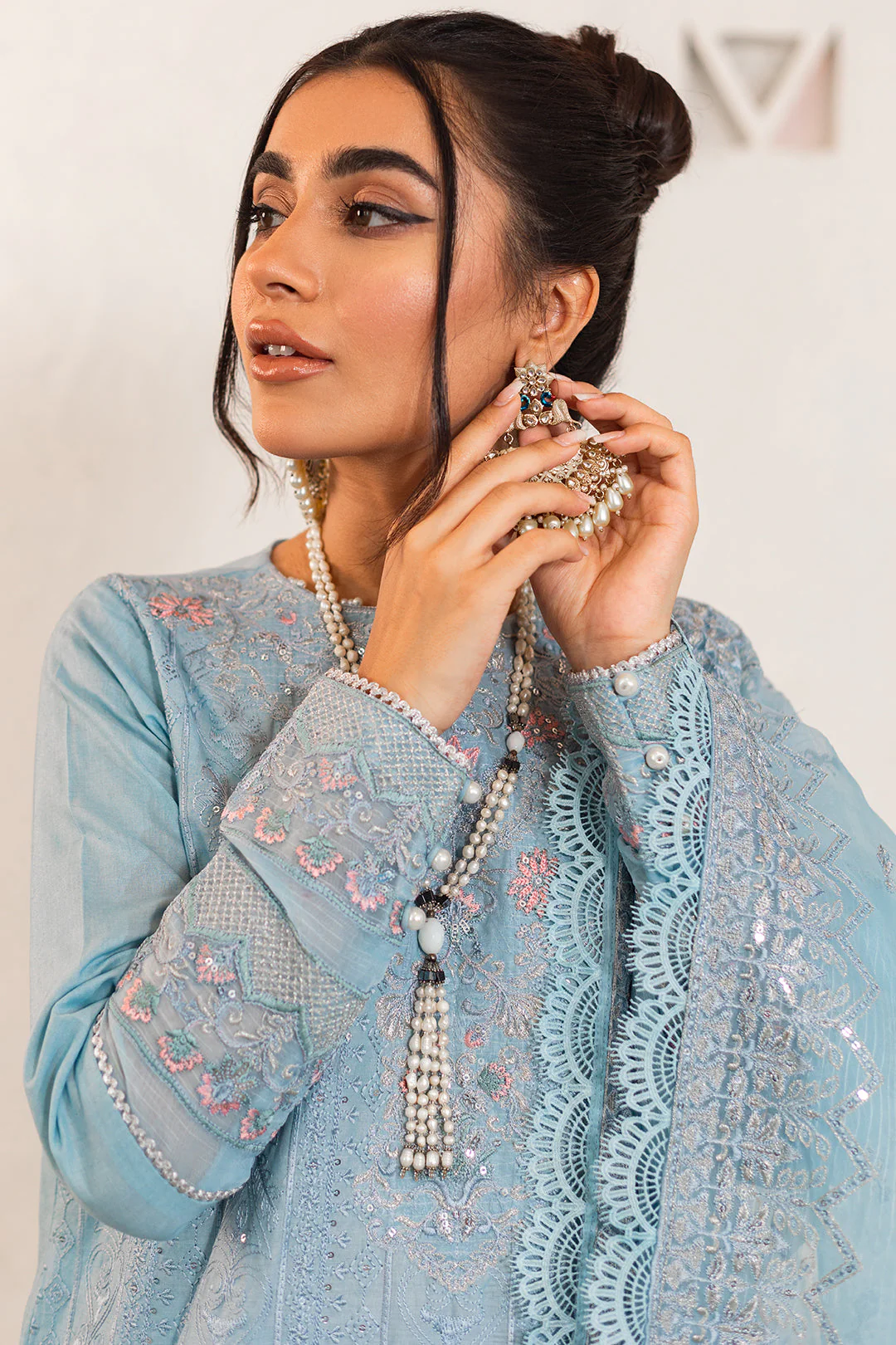 Embroidered Shirt Shalwar Dupatta - 0317 - Image 13