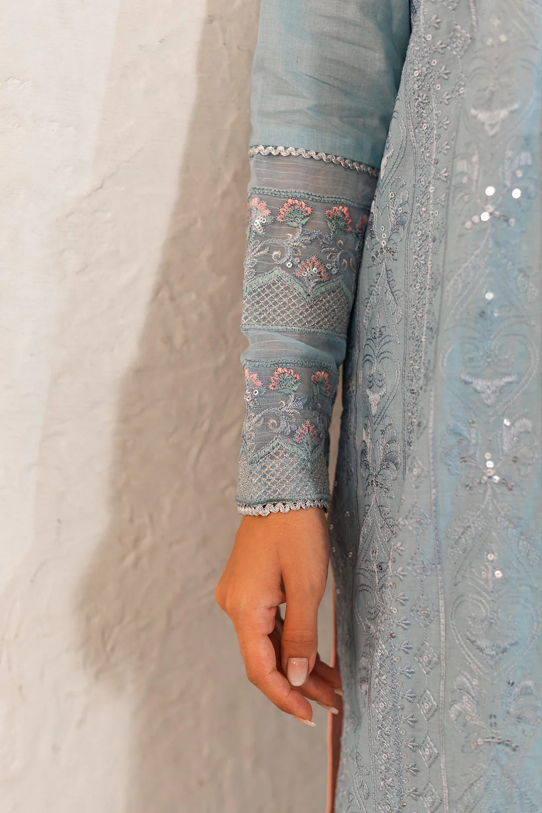 Embroidered Shirt Shalwar Dupatta - 0317 - Image 16