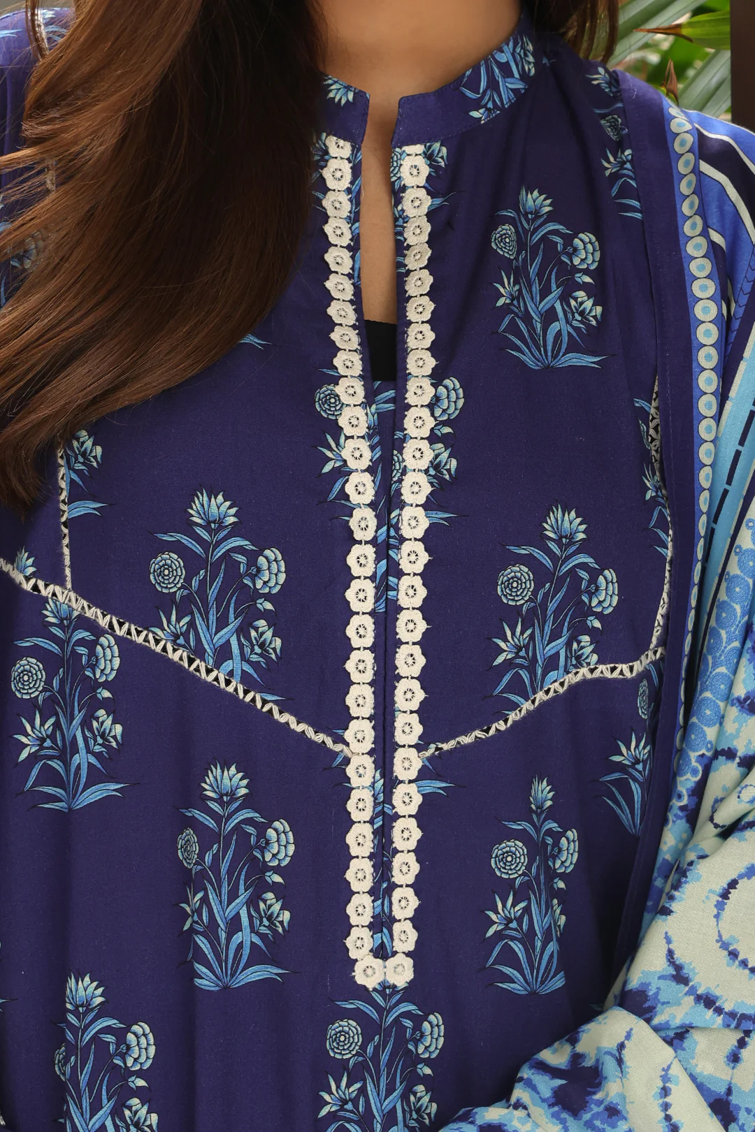 Embroidered Shirt Shalwar Dupatta - 0072 - Image 4