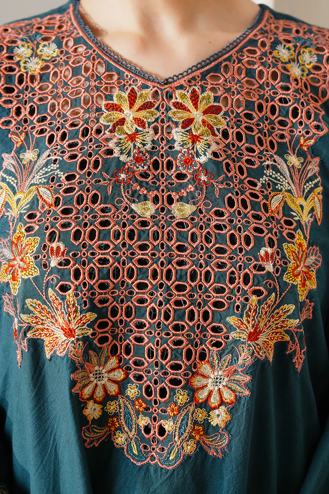 Embroidered Shirt Shalwar Dupatta - 0088 - Image 3