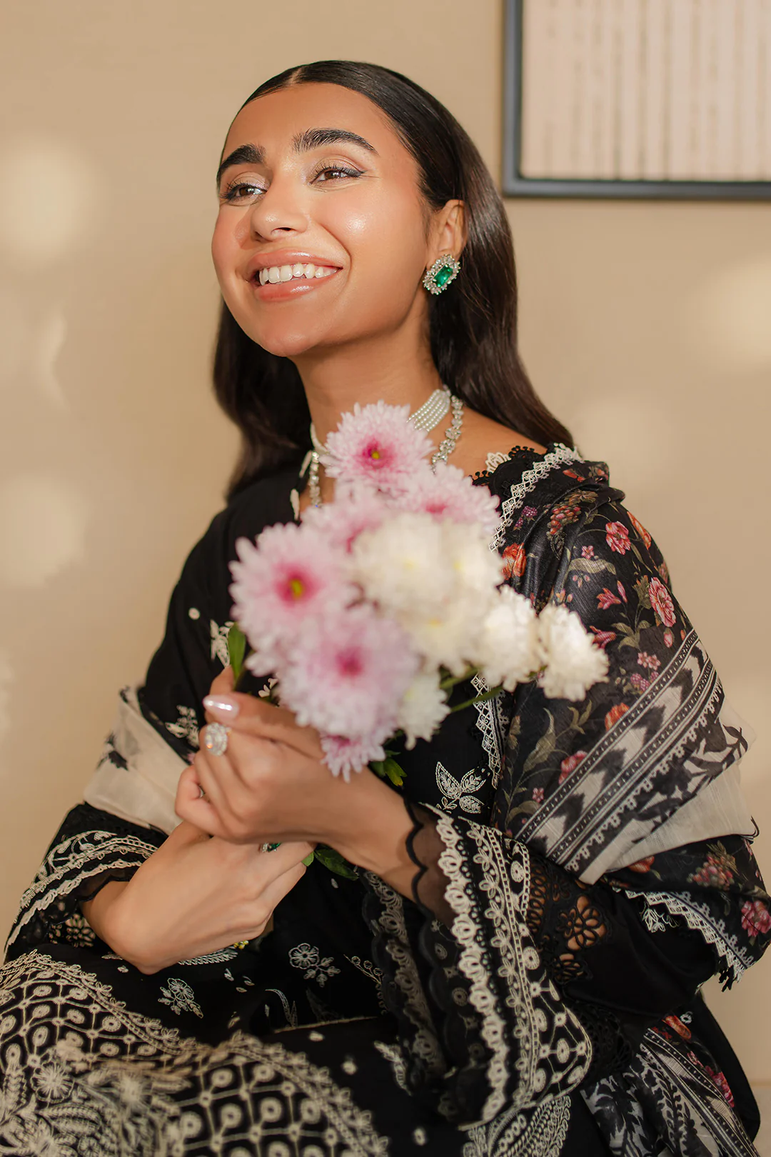 Embroidered Shirt Shalwar Dupatta - 0701 - Image 11