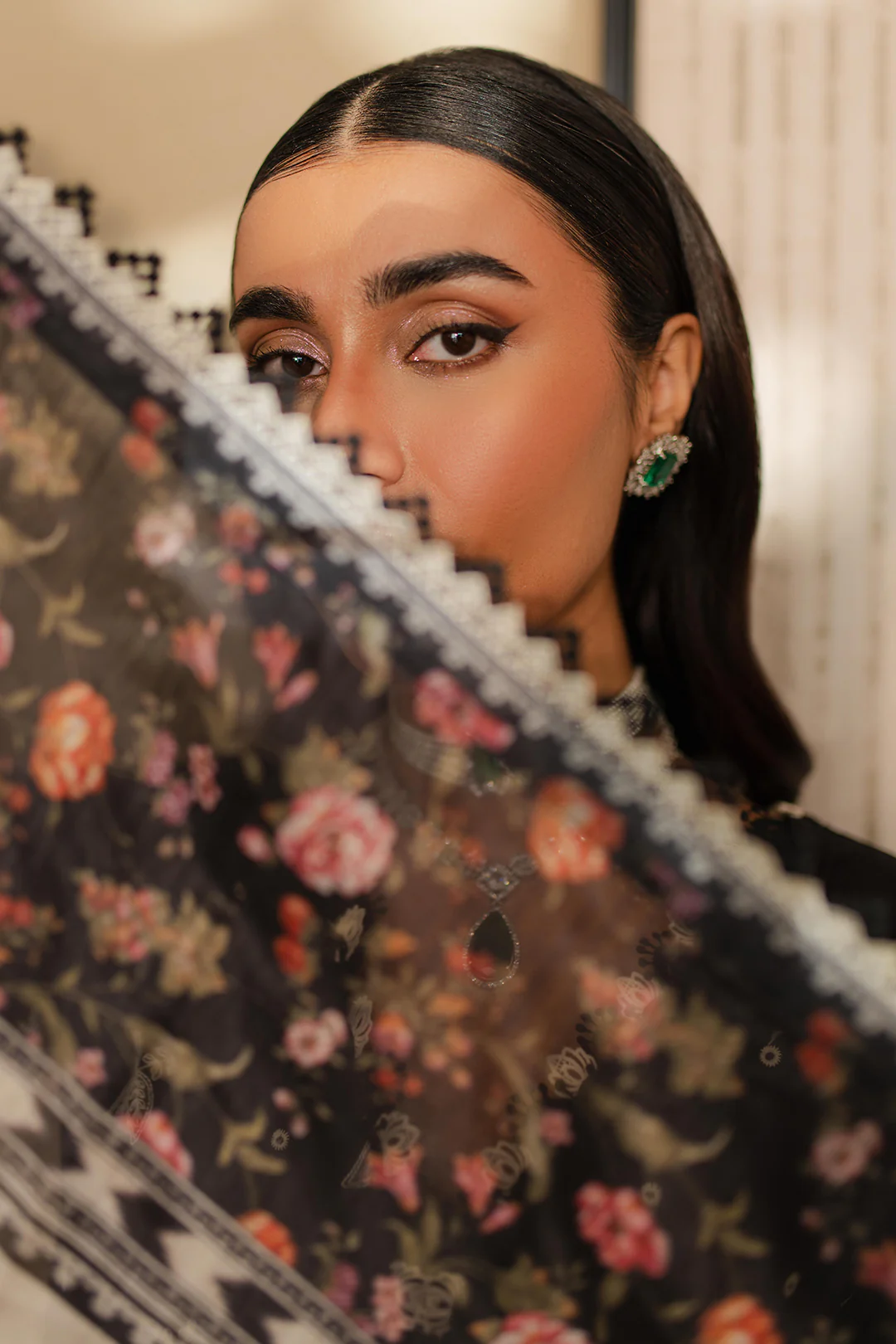Embroidered Shirt Shalwar Dupatta - 0701 - Image 8