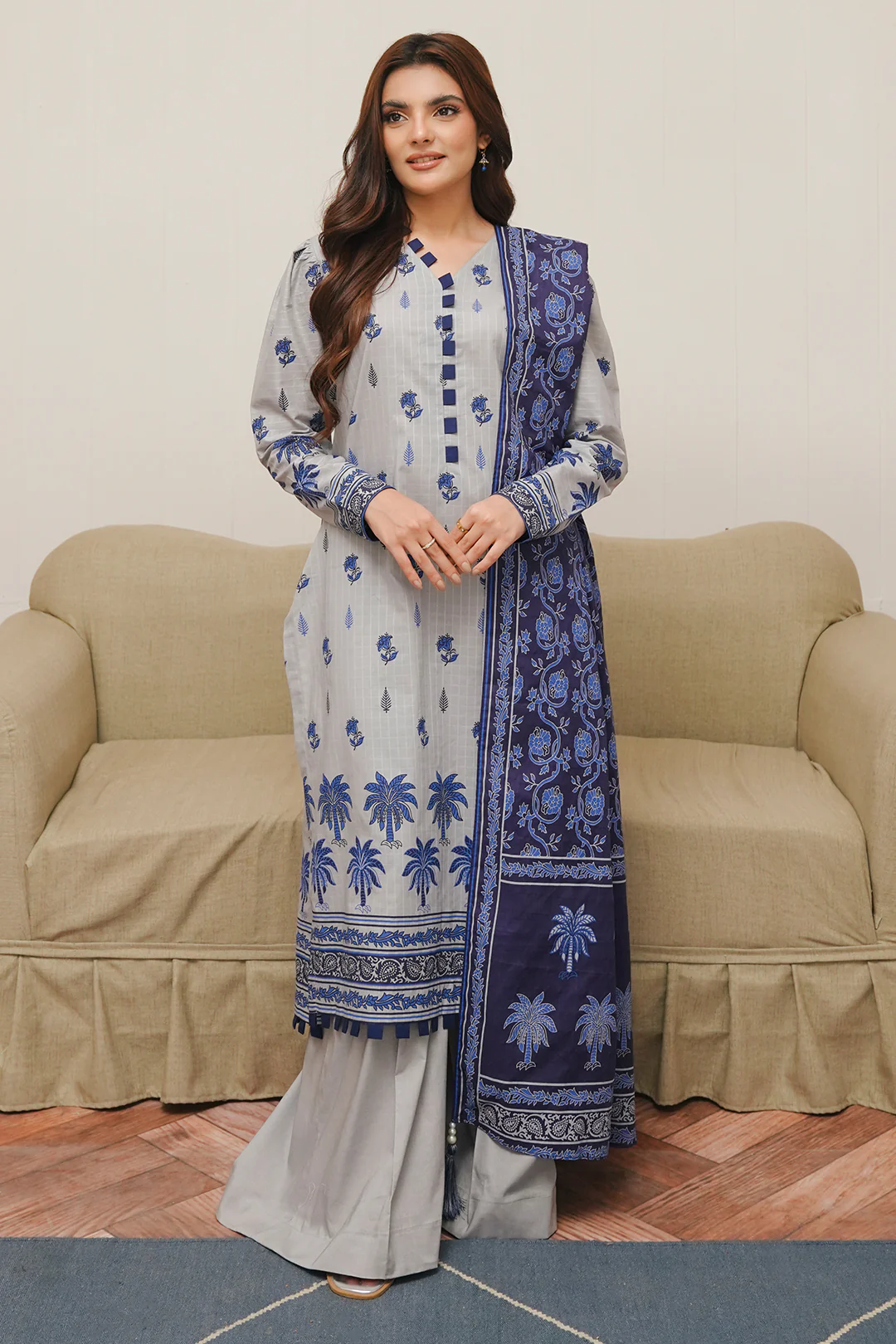 Shirt Shalwar Dupatta - 0056 - Image 3