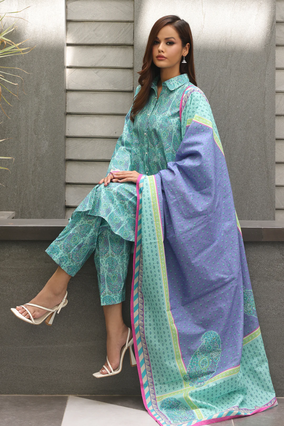 Shirt Shalwar Dupatta - 0140 - Image 5