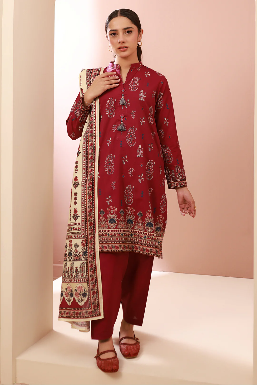 Shirt Shalwar Dupatta - 0625 - Image 3