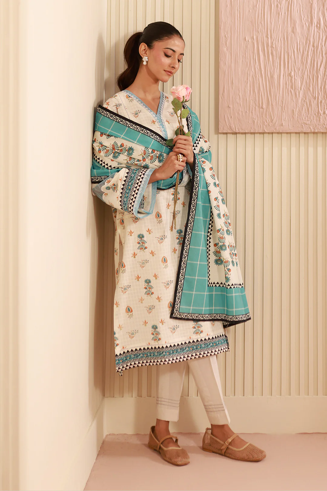 Shirt Shalwar Dupatta - 0668 - Image 3