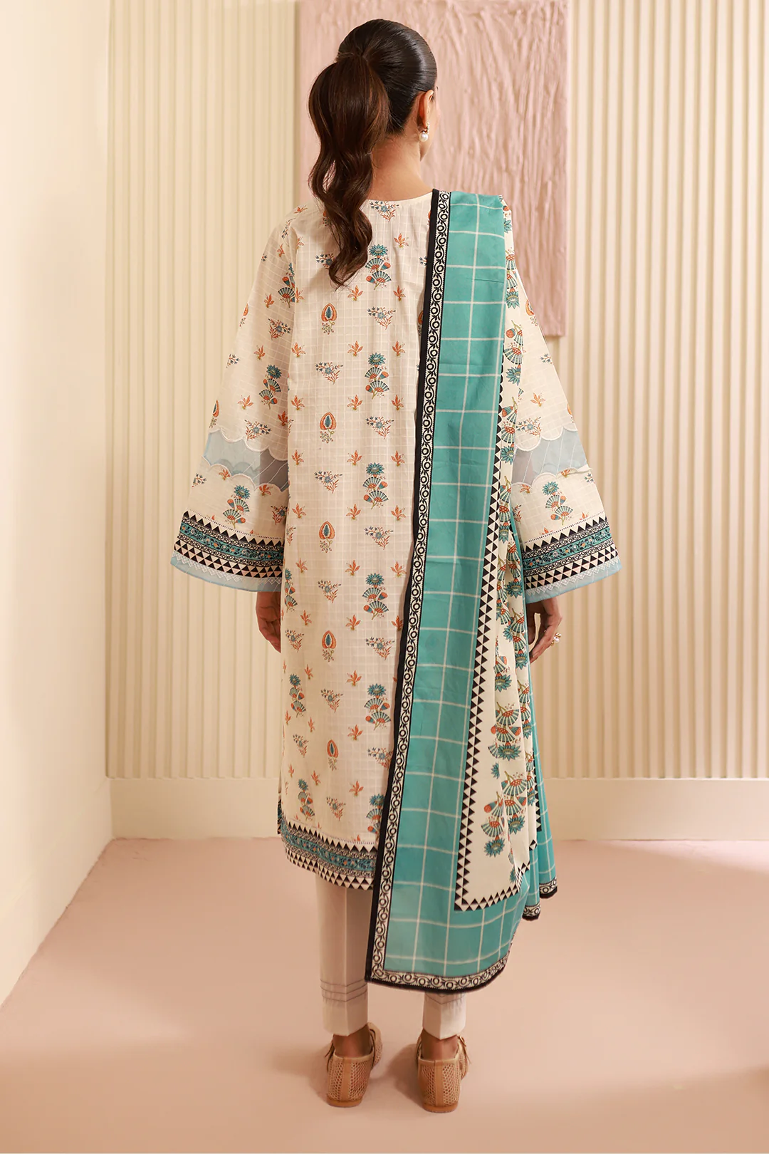 Shirt Shalwar Dupatta - 0668 - Image 6