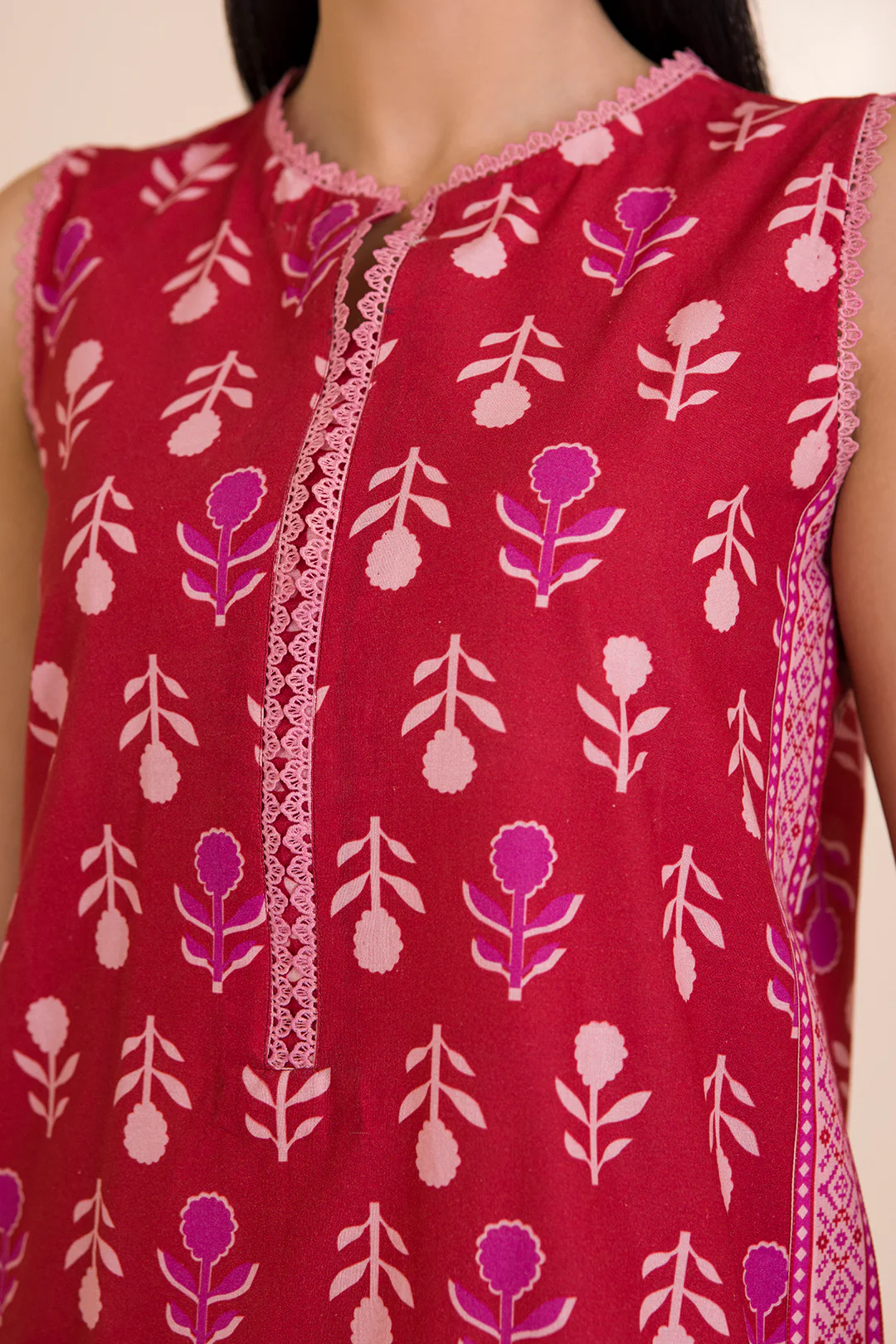 Embroidered Shirt Shalwar Dupatta - 0042 - Image 6