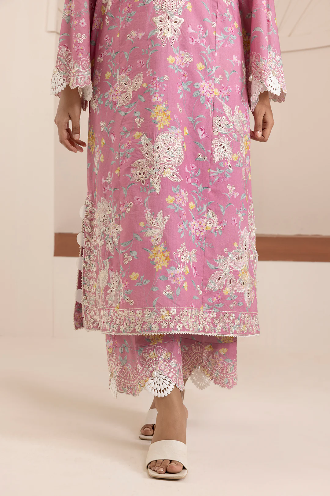 Embroidered Shirt Shalwar Dupatta - 0217 - Image 8