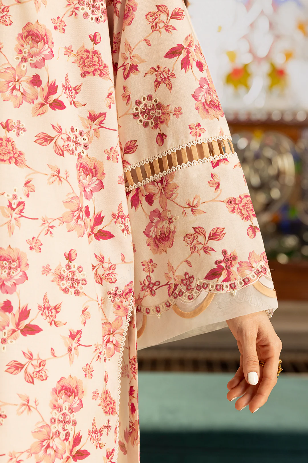 Embroidered Shirt Shalwar Dupatta - 4012 - Image 11