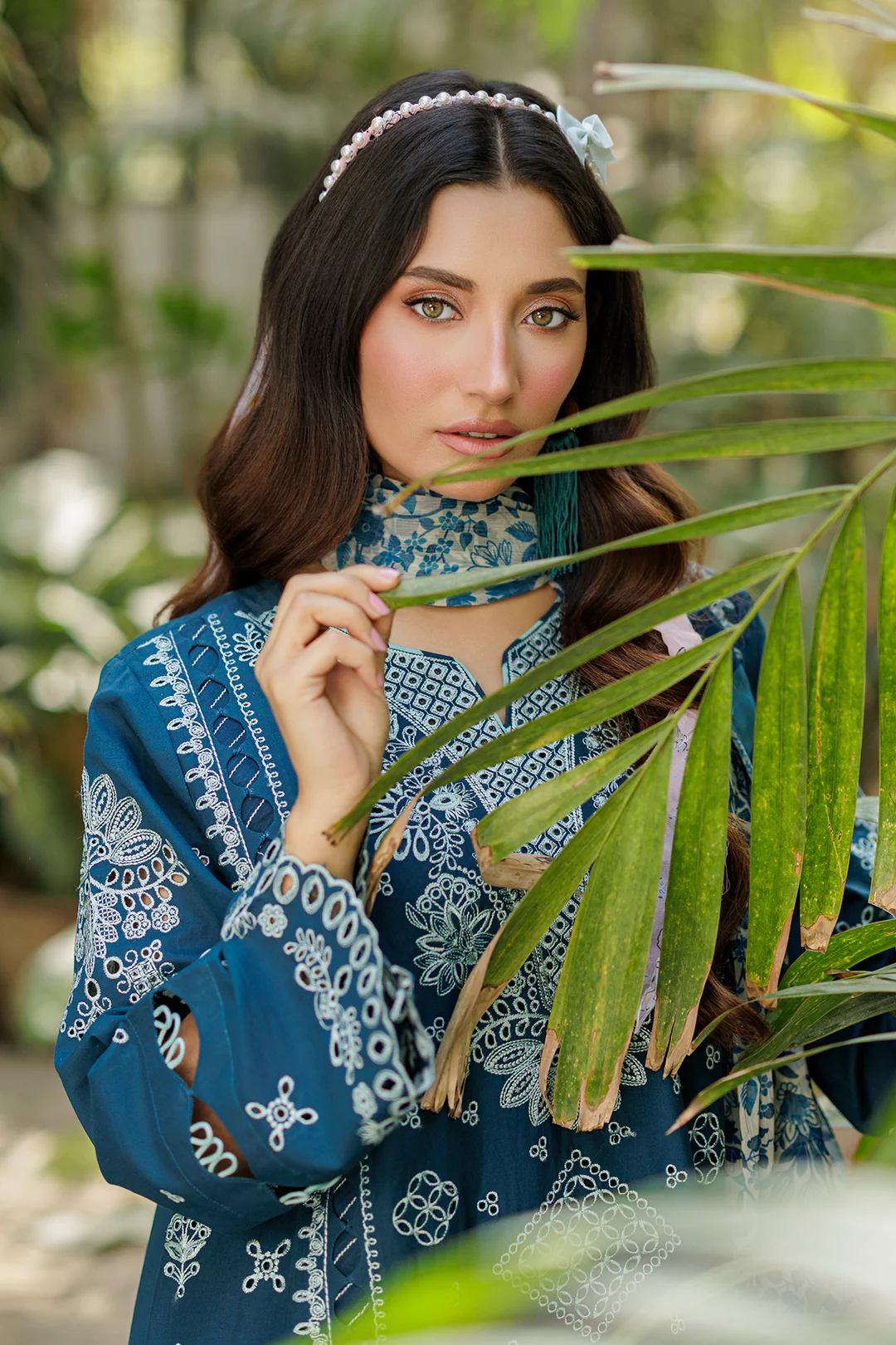 Embroidered Shirt Shalwar Dupatta - 4016 - Image 8