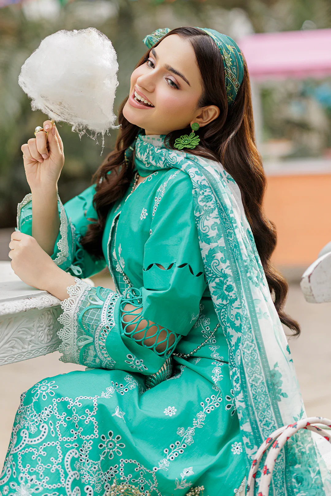 Embroidered Shirt Shalwar Dupatta - 4029 - Image 3