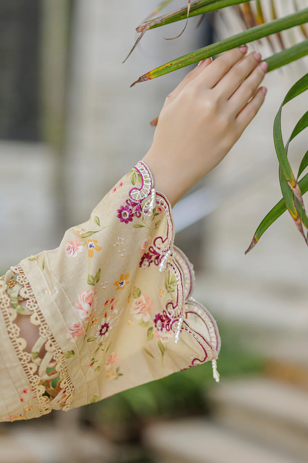 Embroidered Shirt Shalwar Dupatta - 4033 - Image 3