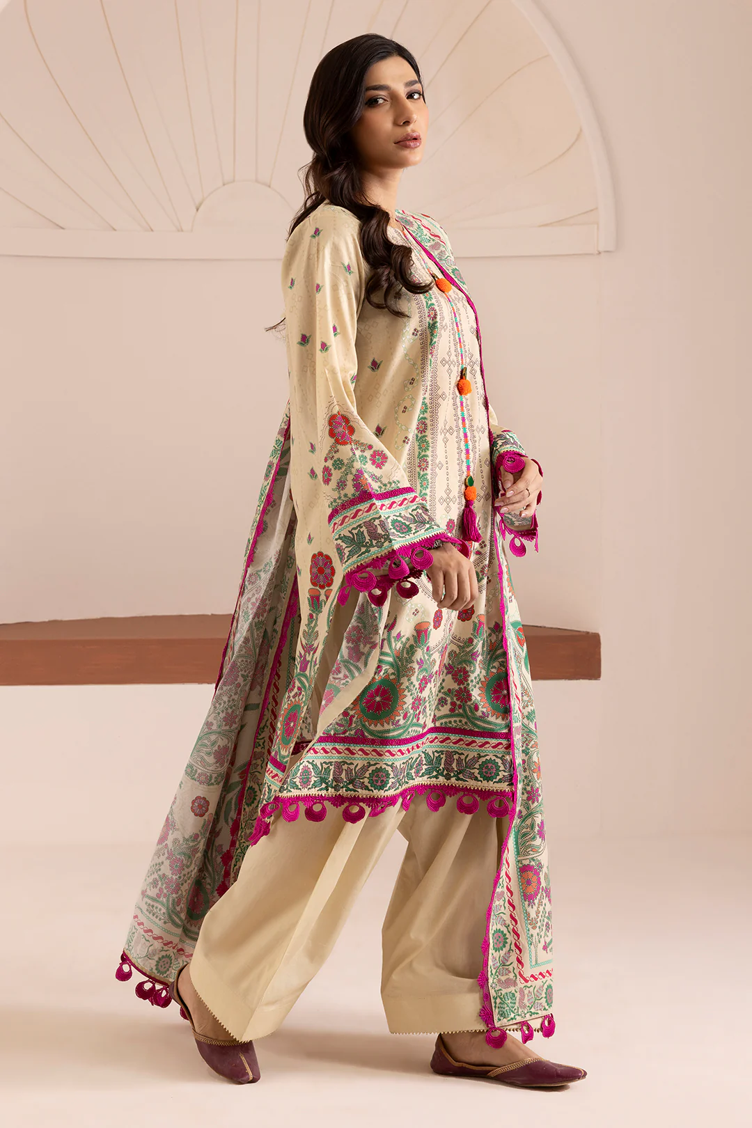 Shirt Shalwar Dupatta - 0195 - Image 3