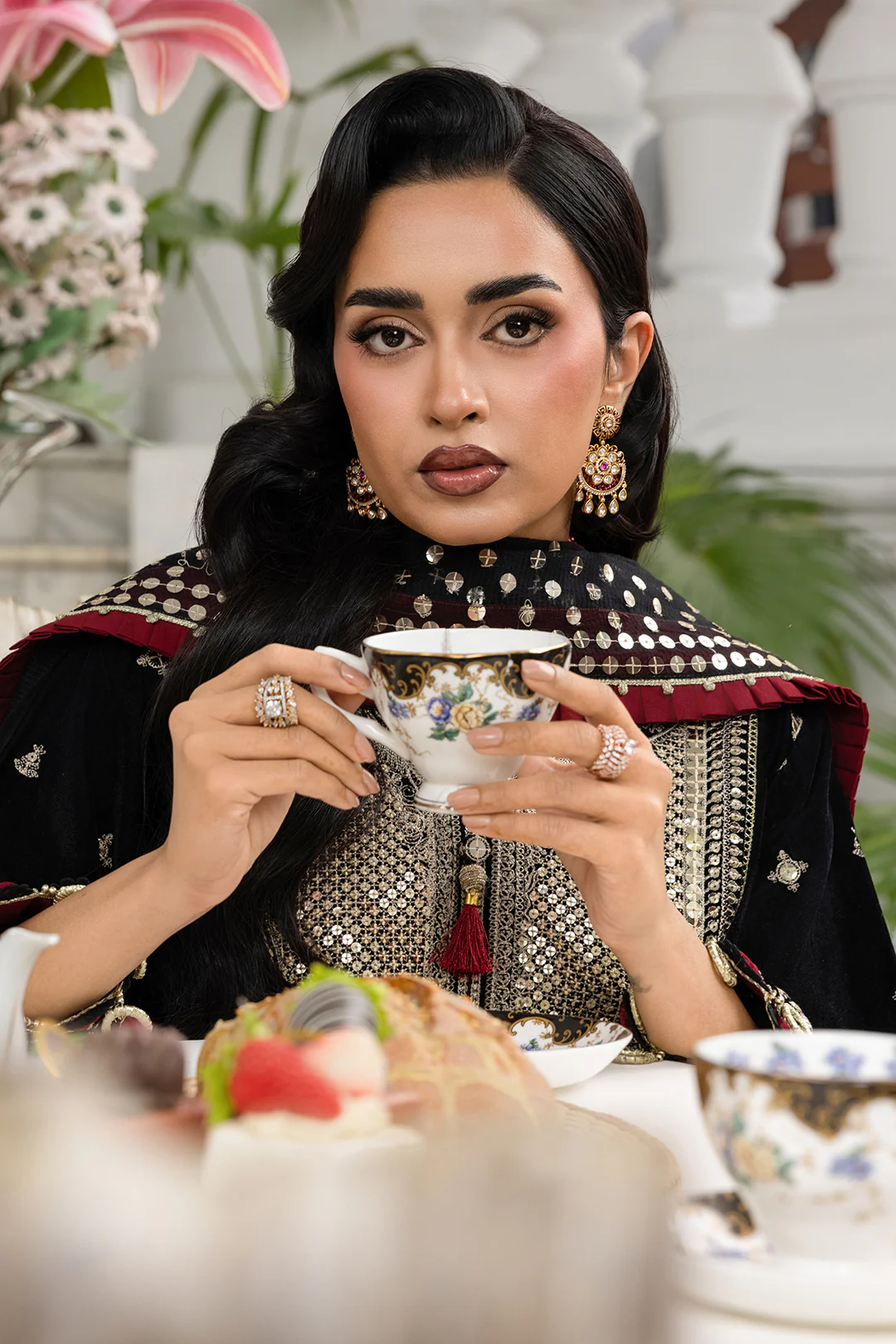 Embroidered Shirt Shalwar Dupatta - 4196 - Image 14