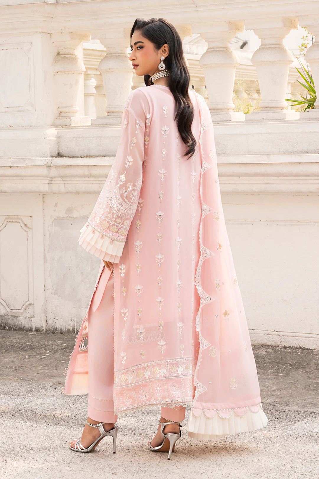 Embroidered Shirt Shalwar Dupatta - 4209 - Image 19