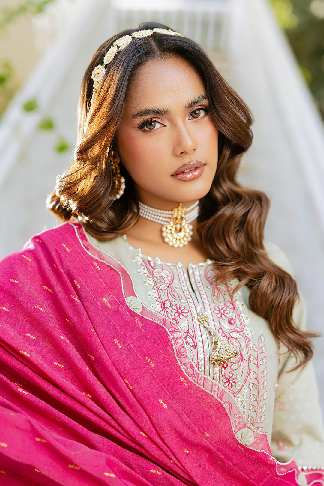 Embroidered Shirt Shalwar Dupatta - 4213 - Image 11
