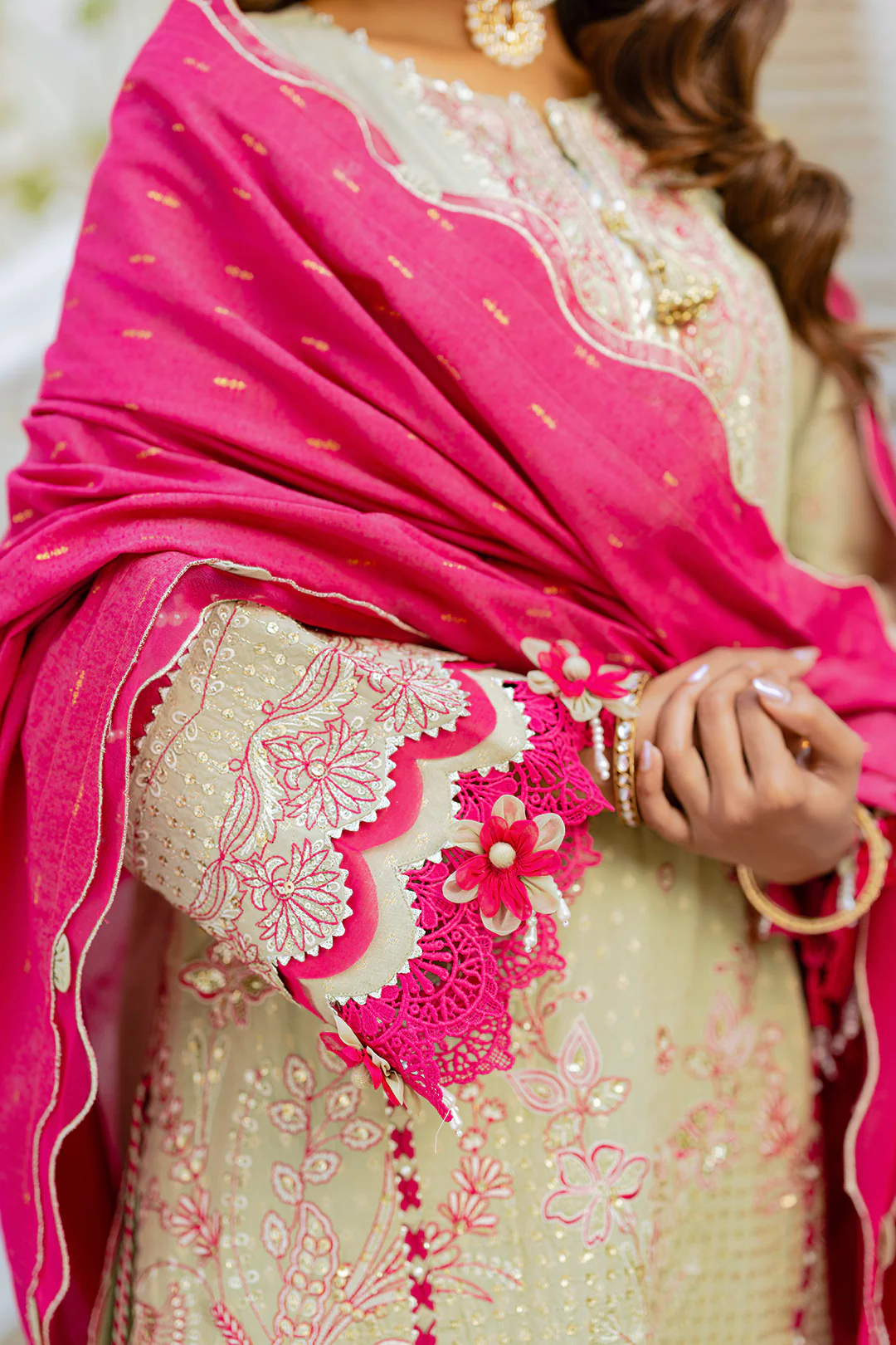 Embroidered Shirt Shalwar Dupatta - 4213 - Image 19