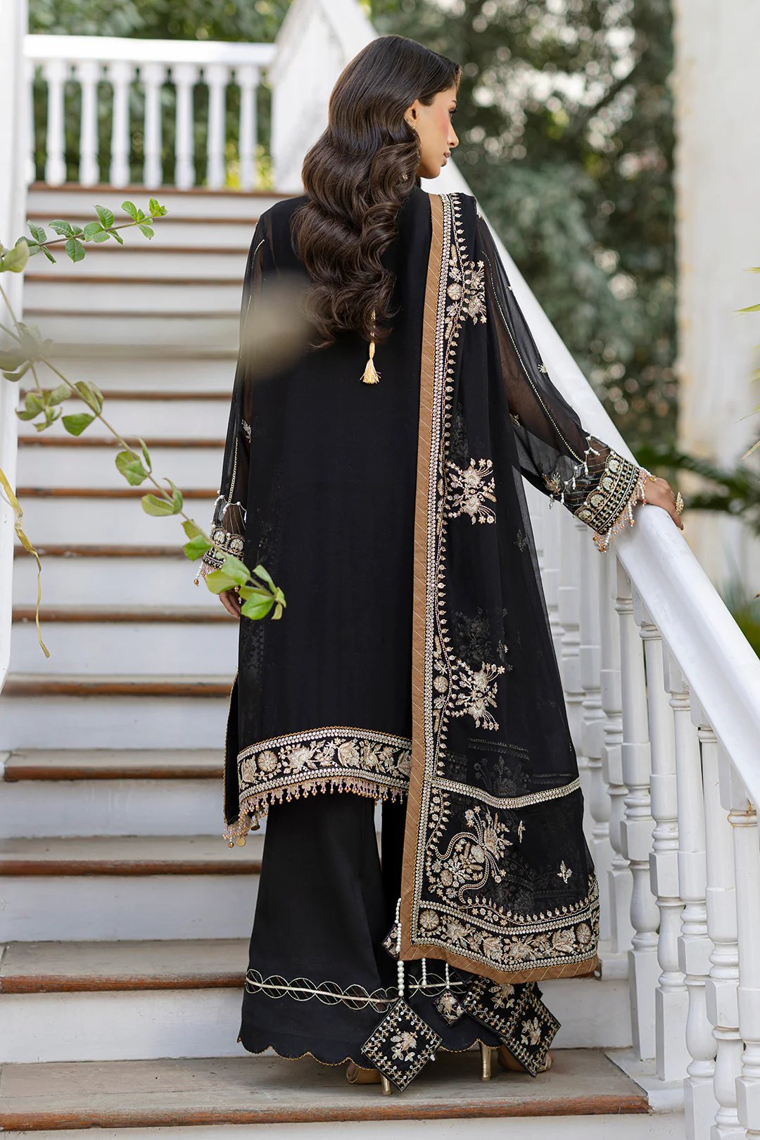 Embroidered Shirt Shalwar Dupatta - 4217 - Image 20